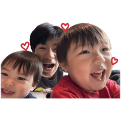 こばやし家とマーク