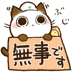 ちょこさん。～防災・思いやり猫～お守りに