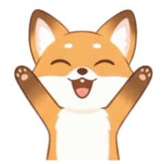 キツネ スタンプ（動物）