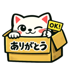 毎日使える！段ボール大好き猫