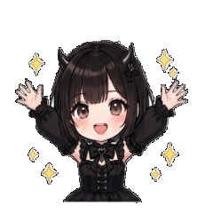 にゃほのふんわりゴスロリスタンプ