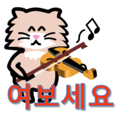 Catrin with Violin (in Korean)