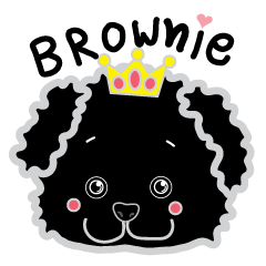 Brownie la noir