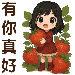 Cute girl*Practical greeting*