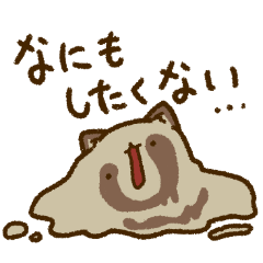 だるだるのとけたぬ