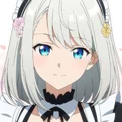 お世話上手なメイドさんスタンプ