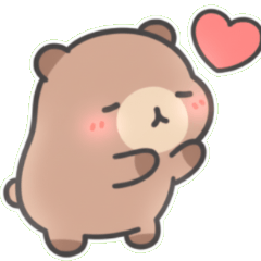 おっきな頭のカピバラ ぬくぬくハグ