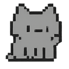 PixelMiao: Low Battery Cat