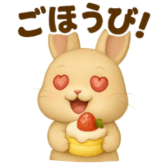 がんばるあなたへ！もちうさ応援団