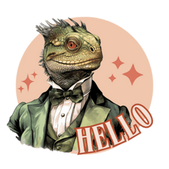 Victorian Iguana Hero