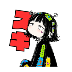 amaneスタンプ②【フランちゃん】