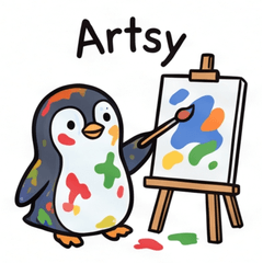 シュールなペンギン：仕事と日常