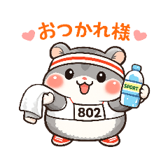 陸上競技大好き！ハムスターのハップ君