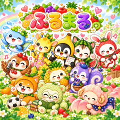 フルーツアニマル「ふるまる」シリーズ