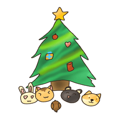 Christmas Xmas & New Year with ToRa Cat