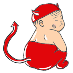 Little devil baby