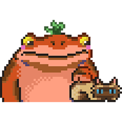 Pixel Tomato Frog - Daily Life 2