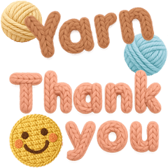 Cozy Knit Stickers（編み物スタンプ）