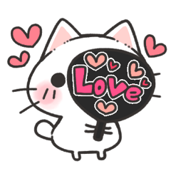 にゃんこの推し活スタンプ