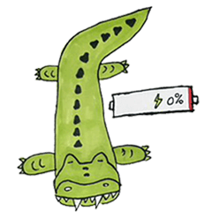 Uma&#39;s cute crocodile