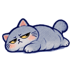 むすっと、もちねこ