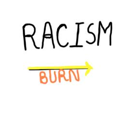 Burn racism