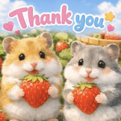 飛び出す♡春ハムスター