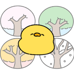 へんてこなヒヨコ　季節の挨拶