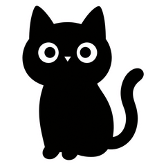シンプルくろねこデイズ。
