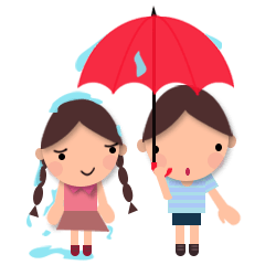 A little girl with wet braid-Boyfriend