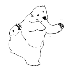 北極熊の日常
