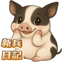 Jenny's 3 Soldier pigs baby