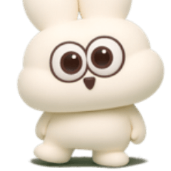 愛おしすぎる3D太っちょうさぎ