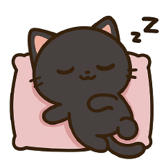 小さな黒猫くん