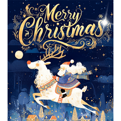 背景が動く★大人かわいいクリスマス&正月