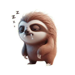 ナマケモノは休暇でも疲れている