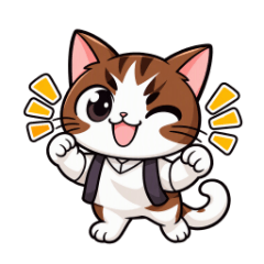ゆるかわ猫君のお仕事＆日常連絡スタンプ