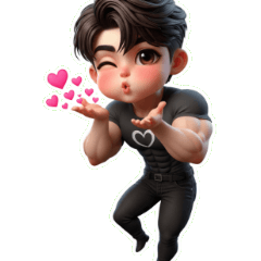 イケメン猛男のナンパ専用スタンプ