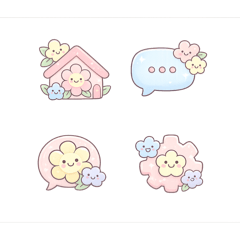 Sweet Pastel Flowers