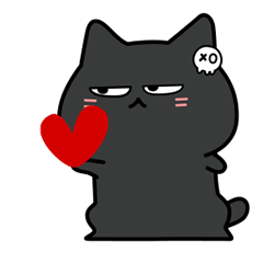 かわいい黒猫キキドラ