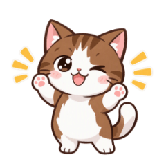 ゆるかわ猫君の優しい挨拶