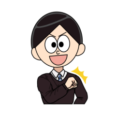 やせたろうくんのスタンプ