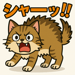 おしゃべりさんな猫スタンプ