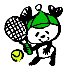 日々パンダ26（テニス3）