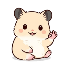 ハムスターのうにちゃん*リアクション