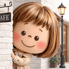 おしゃかわ♡ぶちゃこの敬語挨拶スタンプ