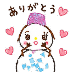 ほんわか癒しのゆきだるま♡