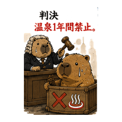 断るだけやのに大げさ。カピバラ謝罪
