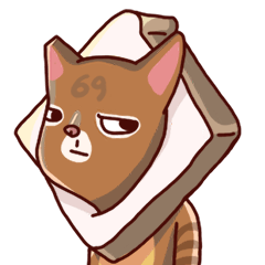 69 is a cat