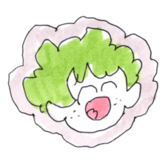 デクの手描きスタンプ